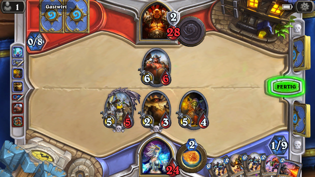 Heroes of Warcraft: Hearthstone nun auch auf dem Smartphone