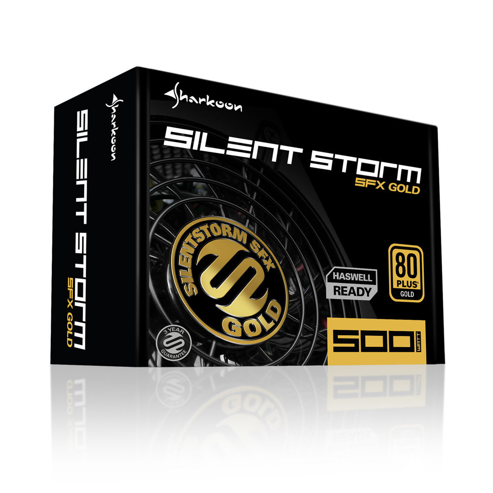 Sharkoon SilentStorm SFX Gold Verpackung