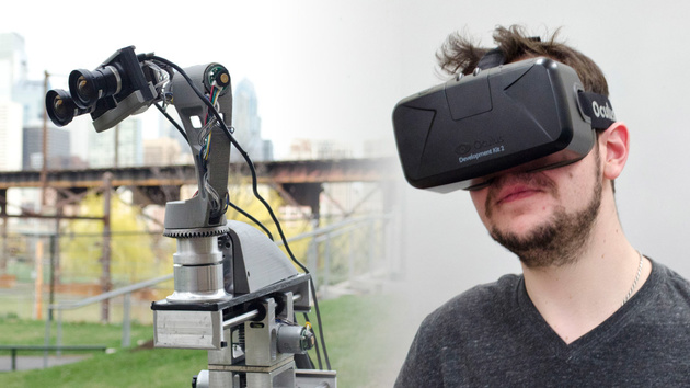 Virtuelle Realität: Roboterkamera mit Oculus Rift fernsteuern