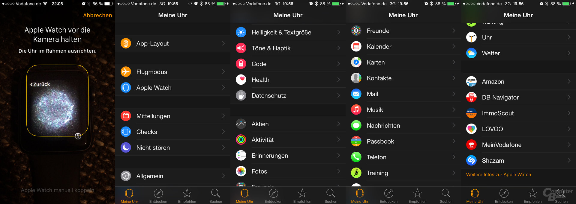Apple Watch – Kopplung und App