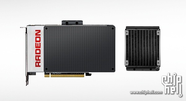 AMD Fiji – Kühler (Fotomontage)