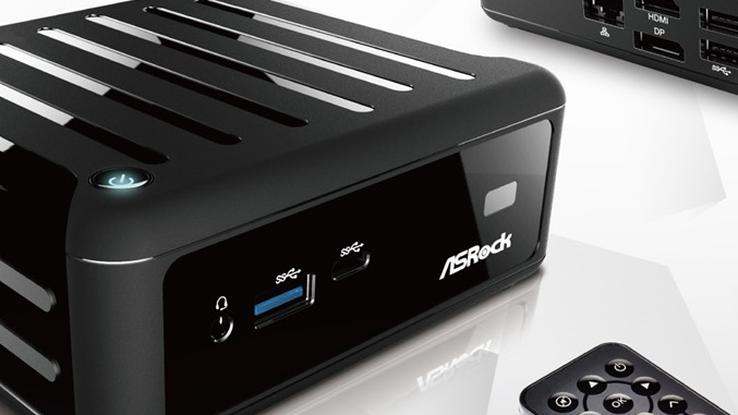 ASRock Beebox: Lüfterloser Mini-PC mit Braswell-SoC und USB Typ C