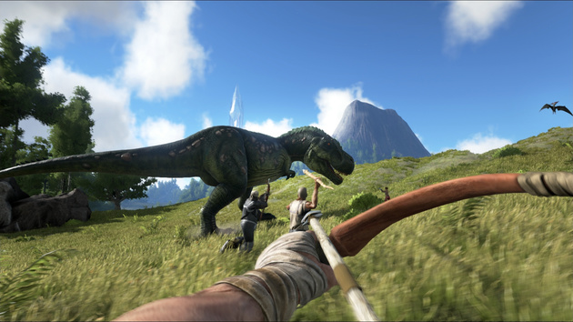 ARK: Survival Evolved: Survival-MMO lässt Spieler auf Dinosauriern reiten