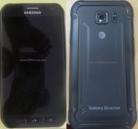 Vorder- und Rückseite des Samsung Galaxy S6 Active