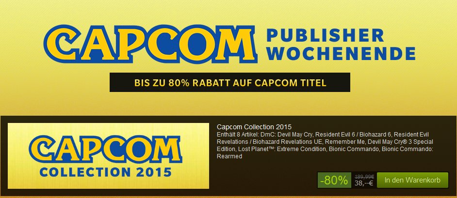 Capcom Wochenende mit der Capcom Collection 2015