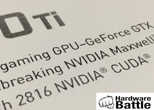 2.816 Shader für die GeForce GTX 980 Ti