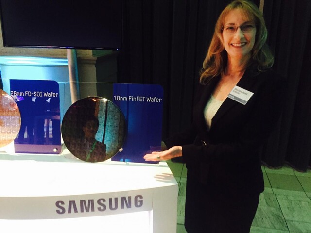 Samsung-Wafer mit 10-nm-Testchips