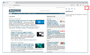 Festpinnen von Ausschnitten in Edge