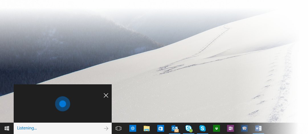 Cortana-Aufruf über das Tastaturkürzel
