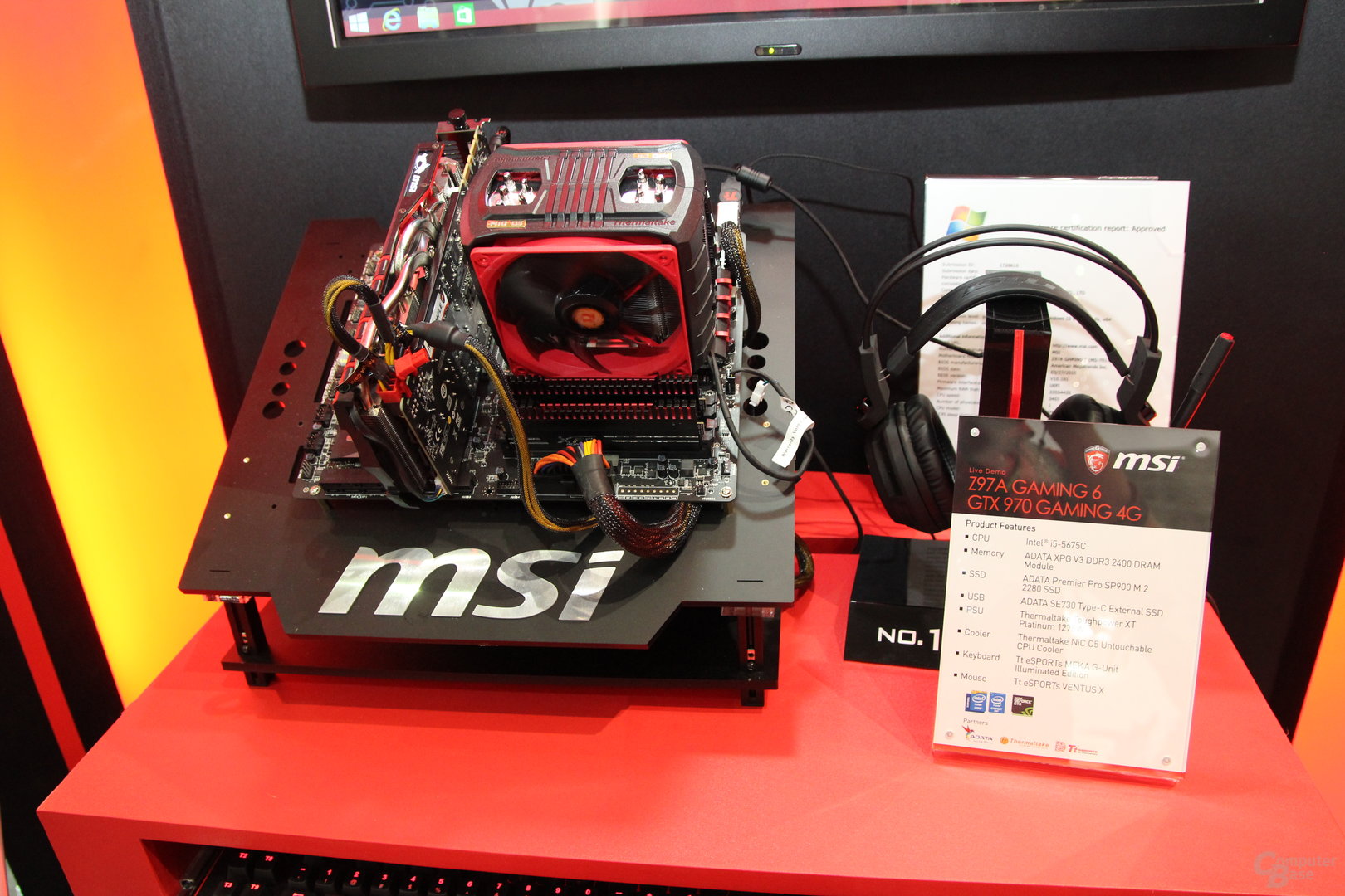 MSI-Desktop-System mit Quad-Core-Broadwell-CPU Core i5-5675C