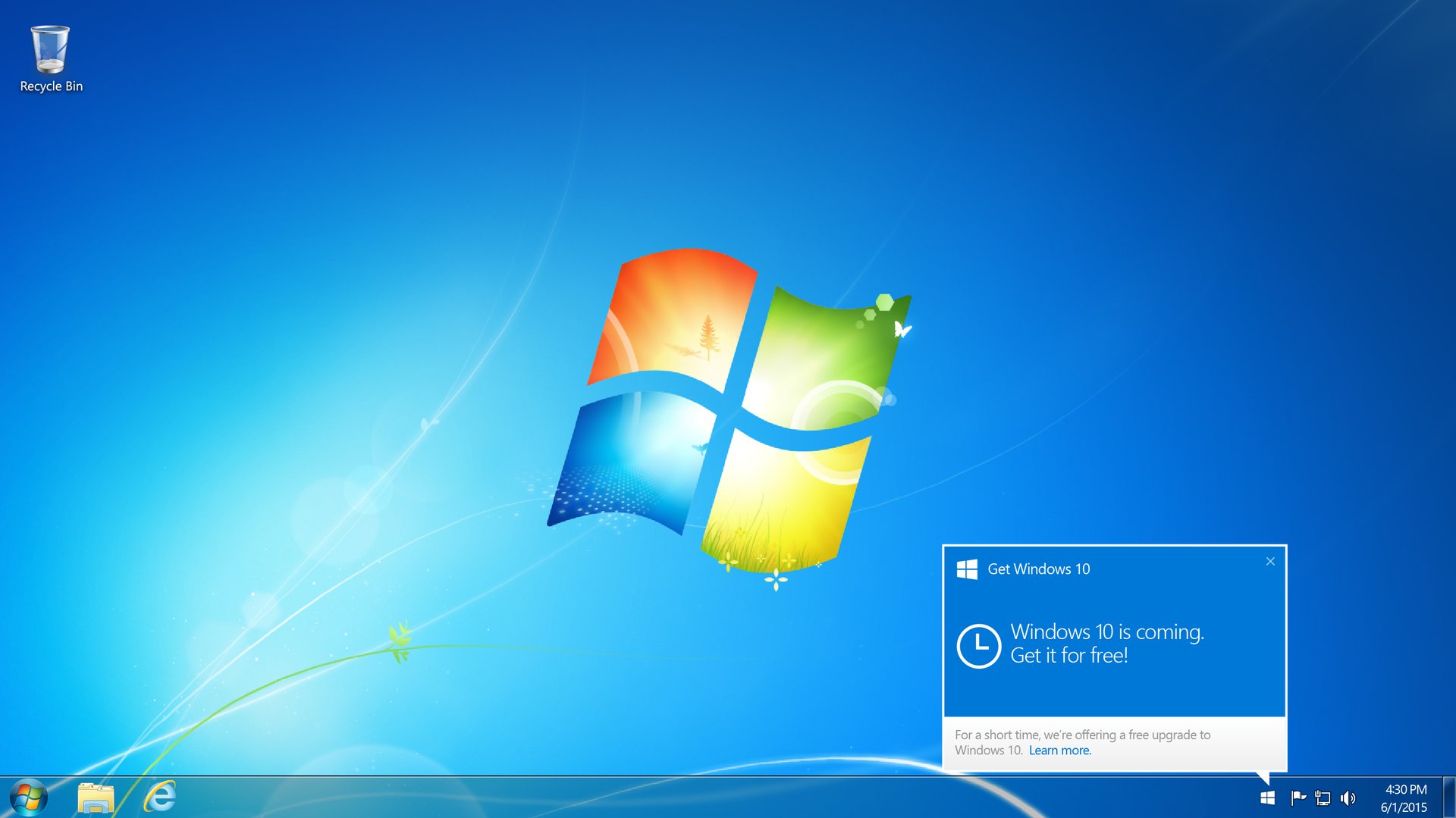 Das weiße Logo unter Windows 7 lässt sich auch deaktivieren