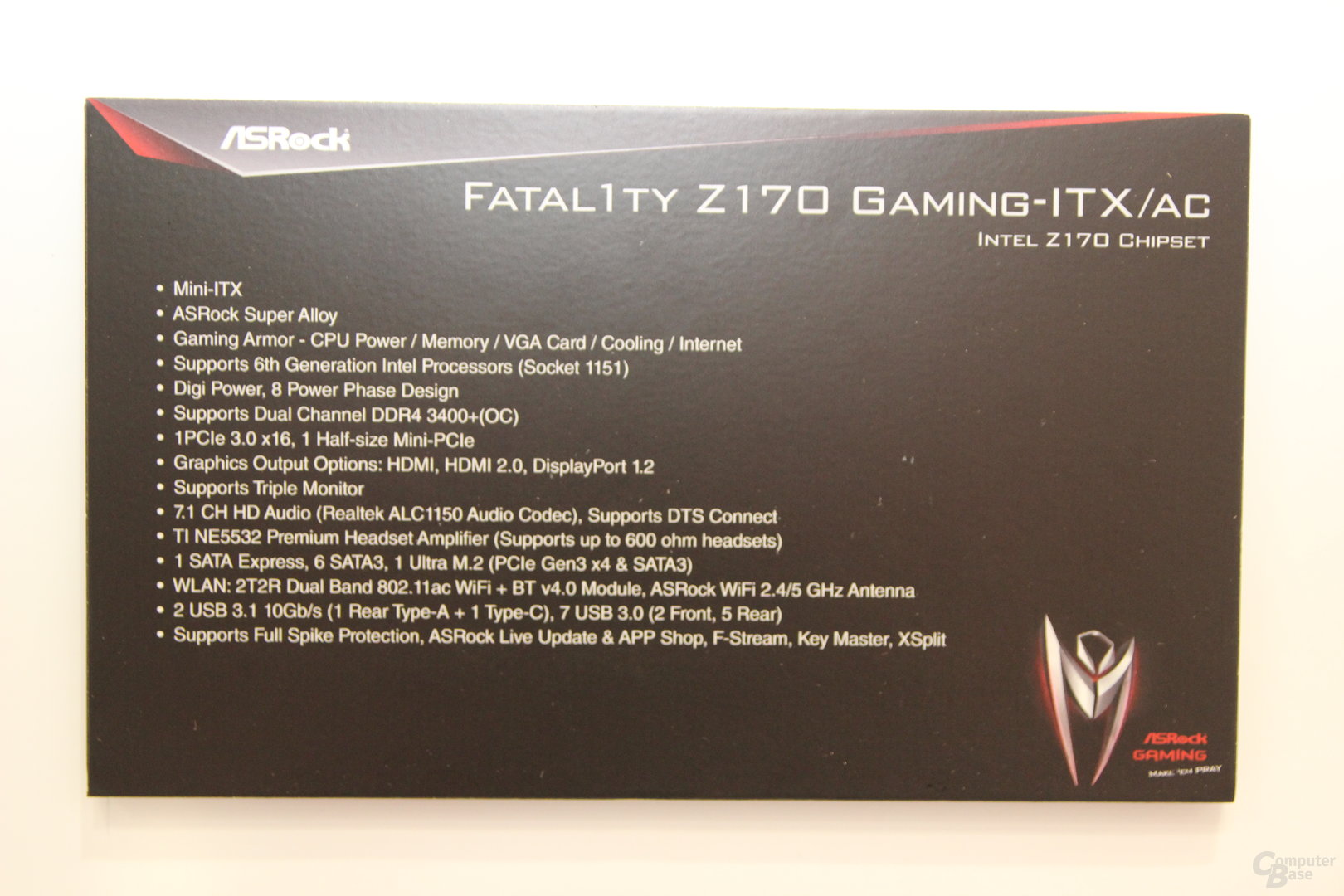 ASRock Fatal1ty Z170 Gaming-ITX/AC