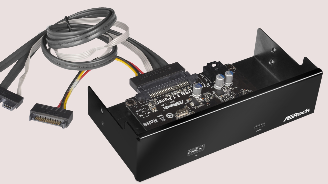ASRock: Frontpanel mit USB 3.1 und Typ-C-Stecker nutzt SATA Express
