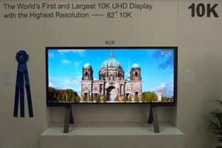82"-LCD-TV mit 10K-Auflösung von Boe