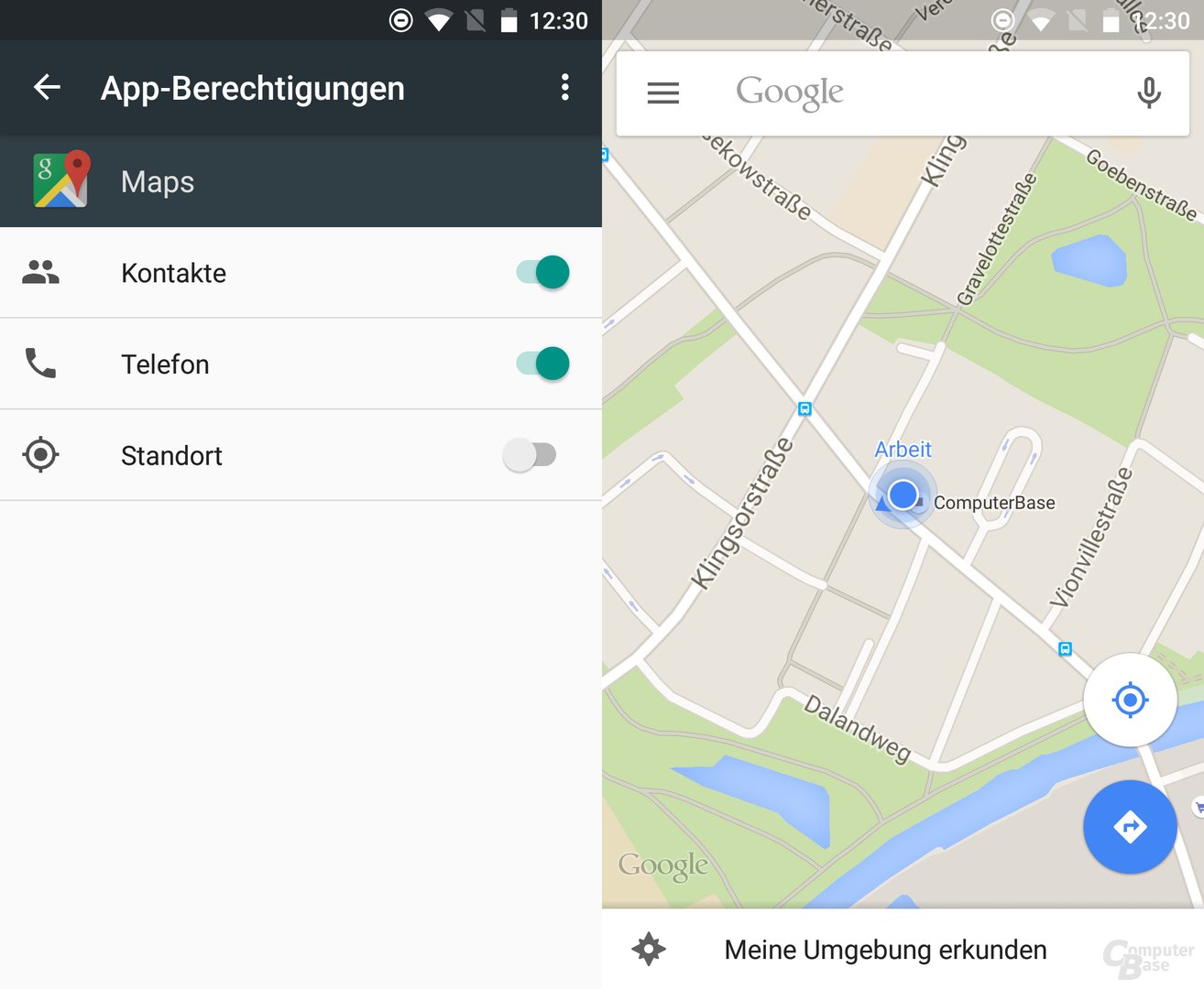 Google Maps: Standortbestimmung funktioniert trotzdem