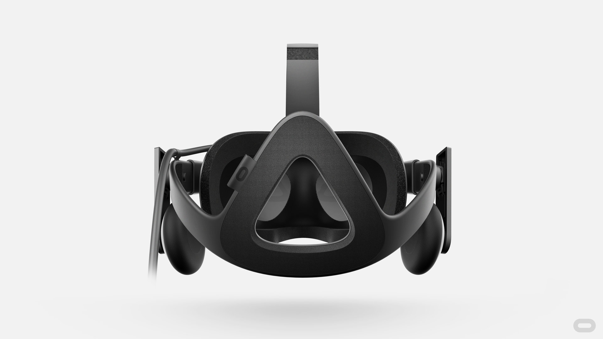 Oculus Rift – Ansicht von hinten: Überarbeitete Kopfhalterung
