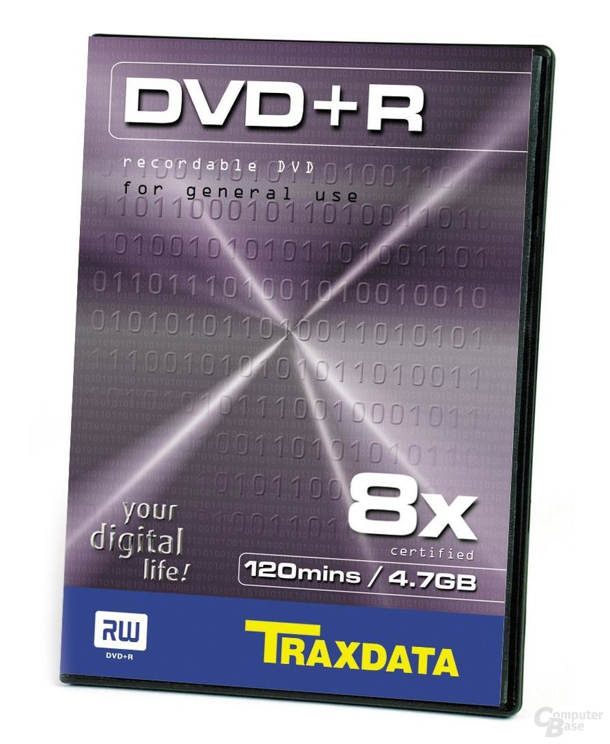 Traxdata 8x DVD+R Video-Box