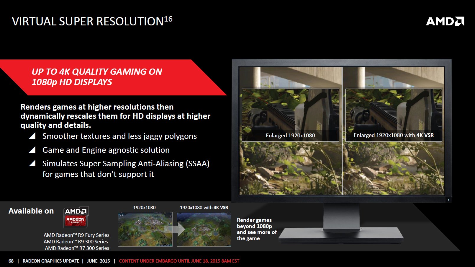 AMDs Virtual Super Resolution (VSR)
