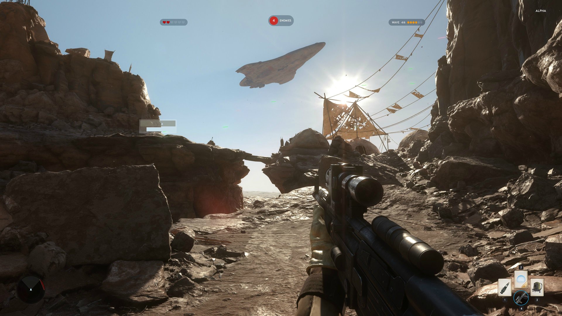 4K-Screenshot aus der Closed Alpha von Star Wars Battlefront (PC)