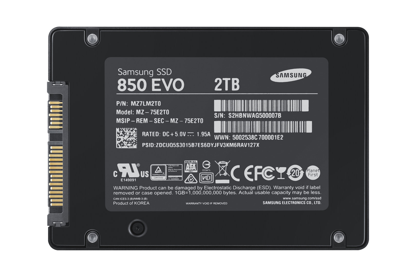 Samsung SSD 850 Evo 2 TB