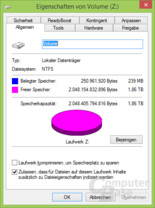Knapp 2 TByte Speicherplatz
