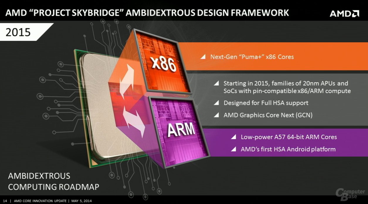 Project Skybridge sollte in 20 nm erscheinen und wurde eingestellt