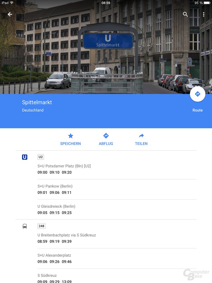 Google Maps 4.8.0 für iOS