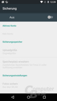 Google-Fotos-Einstellungen