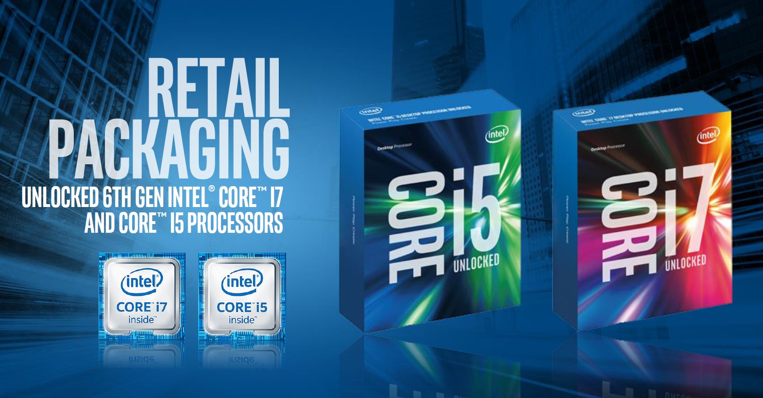 Intels Skylake-K-CPUs als Boxed-Modell