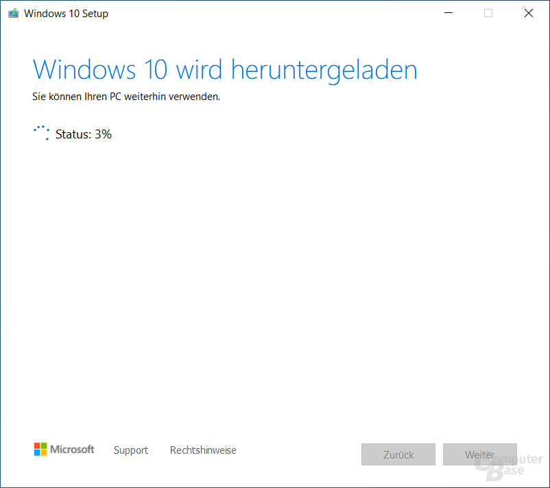 Media Creation Tool für Windows 10