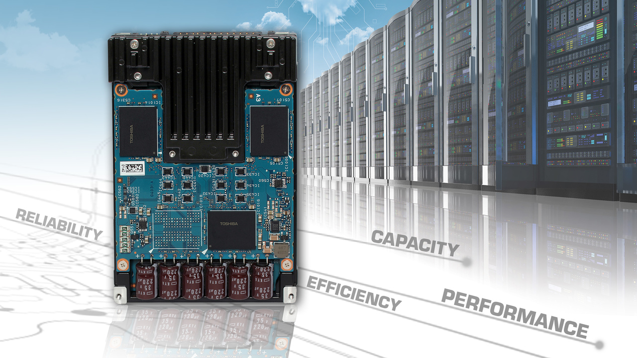 SAS-SSDs: Toshibas 3. Generation mit 270.000 IOPS und 3,84 TB