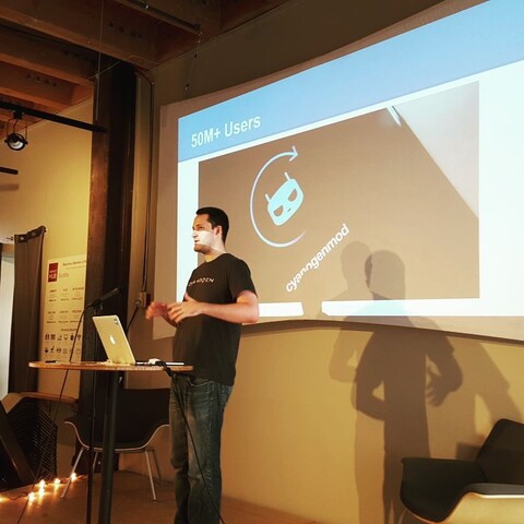 Adnan Begovic von CyanogenMod auf der Seattle Code Rush