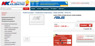 Asus Strix GTX950 – DC2OC-2GD5-GAMING ist im Handel gelistet
