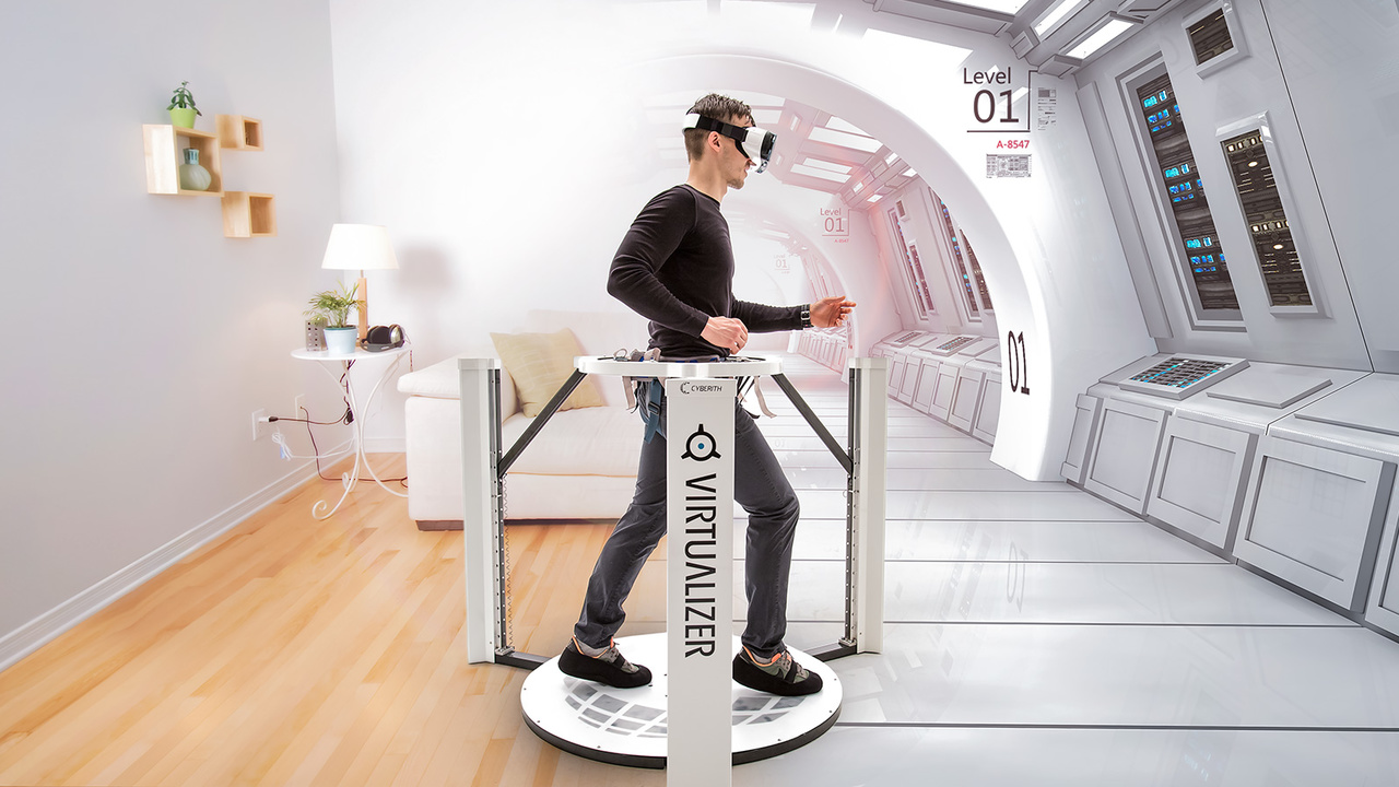 Cyberith Virtualizer: Bewegungssteuerung für VR-Headsets ausprobiert