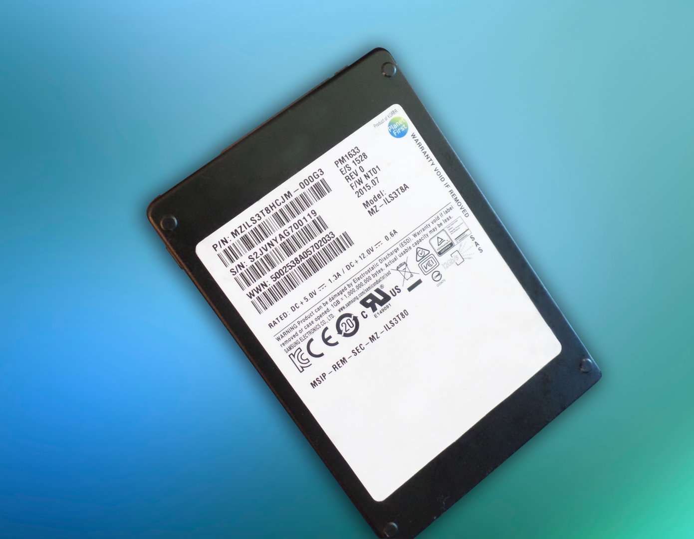 Samsung PM1633 mit SAS-Schnittstelle