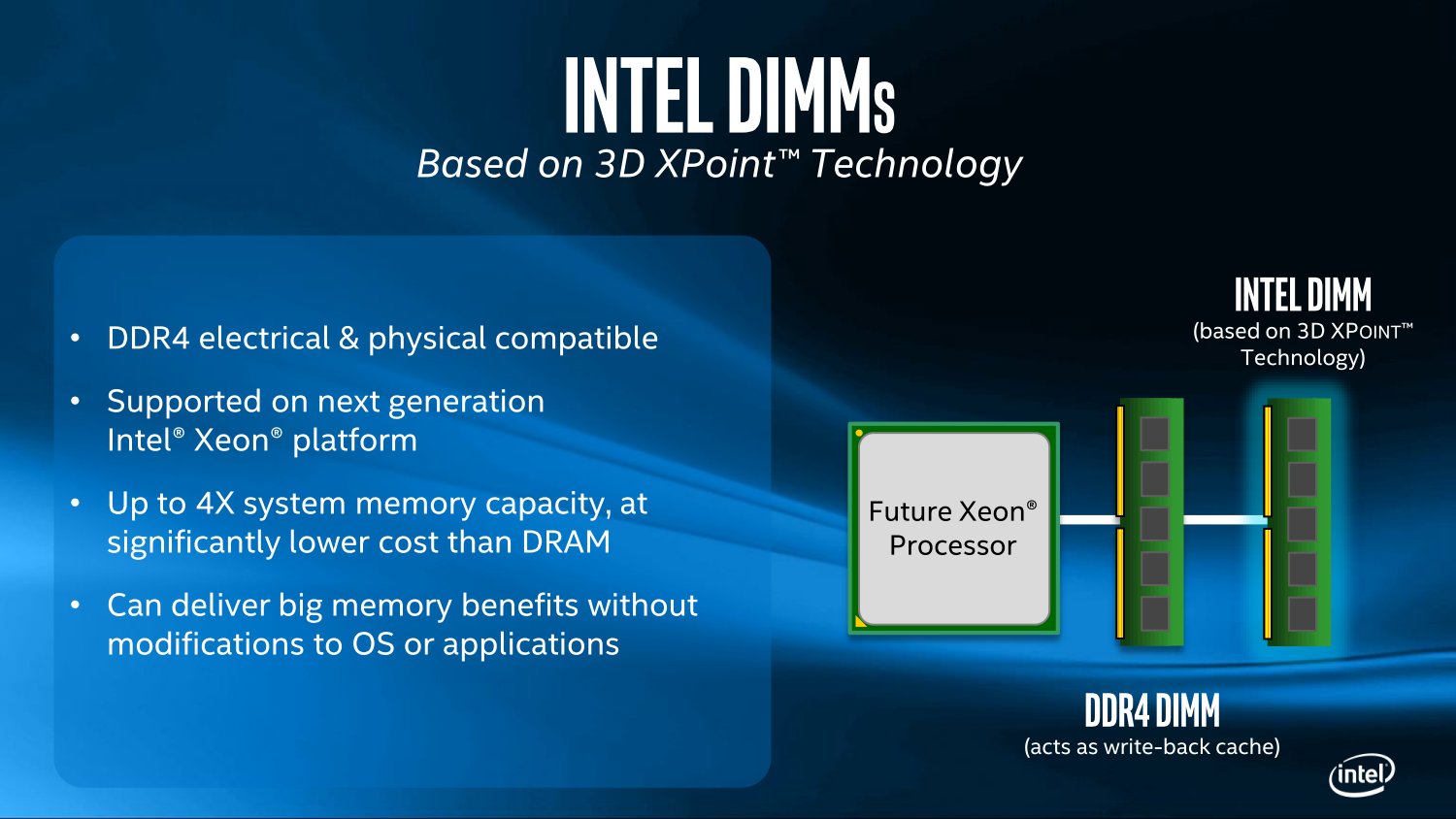 3D XPoint als Intel-DIMM