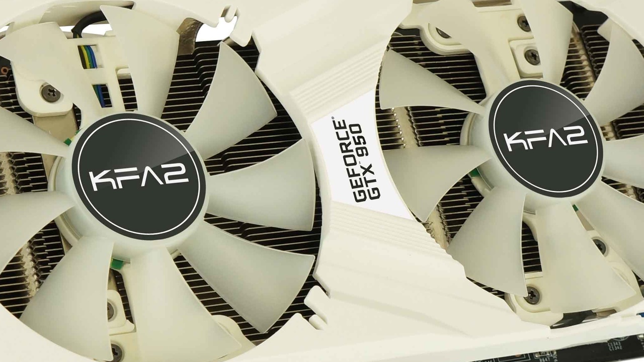 GeForce GTX 950: KFA² hüllt Mittelklasse-GPU in Weiß