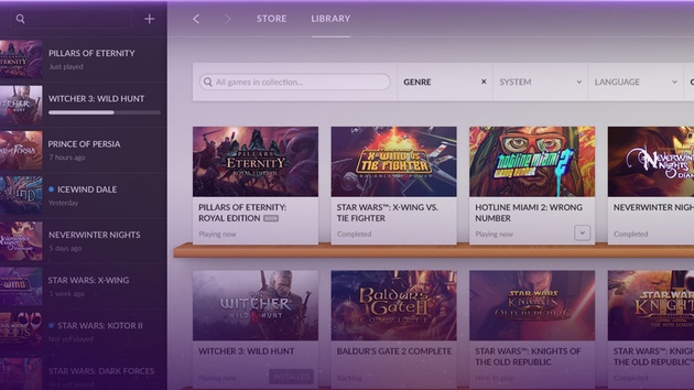 GoG Galaxy: Erstes Update für Beta-Clienten mit Rollback-Option