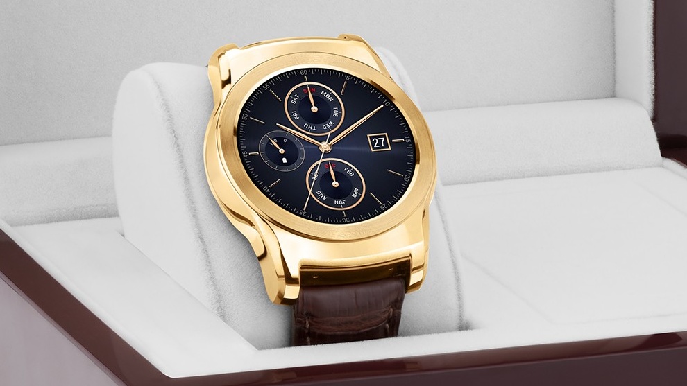 LG Watch Urbane Luxe: Smartwatch aus Gold und Alligatorleder für 1.200 US-Dollar