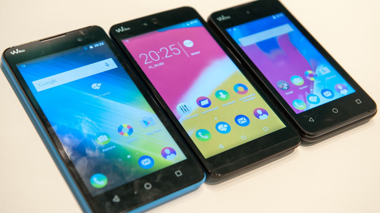 Wiko: Drei Einsteiger-Smartphones samt Dual-SIM ab 60 Euro