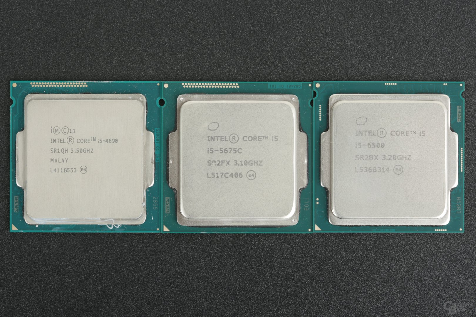 Intel Core i5-4690, 5675C und 6500 im Vergleich