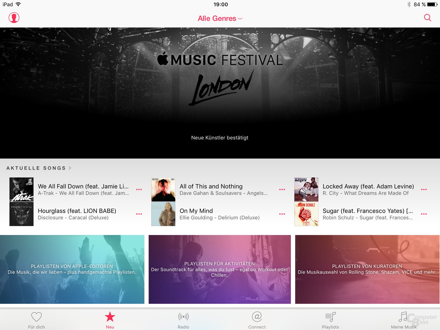 Apple Music auf dem iPad