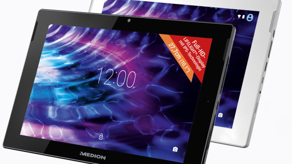 Medion Lifetab S10346: Android-Tablet samt Metallgehäuse für 199 Euro