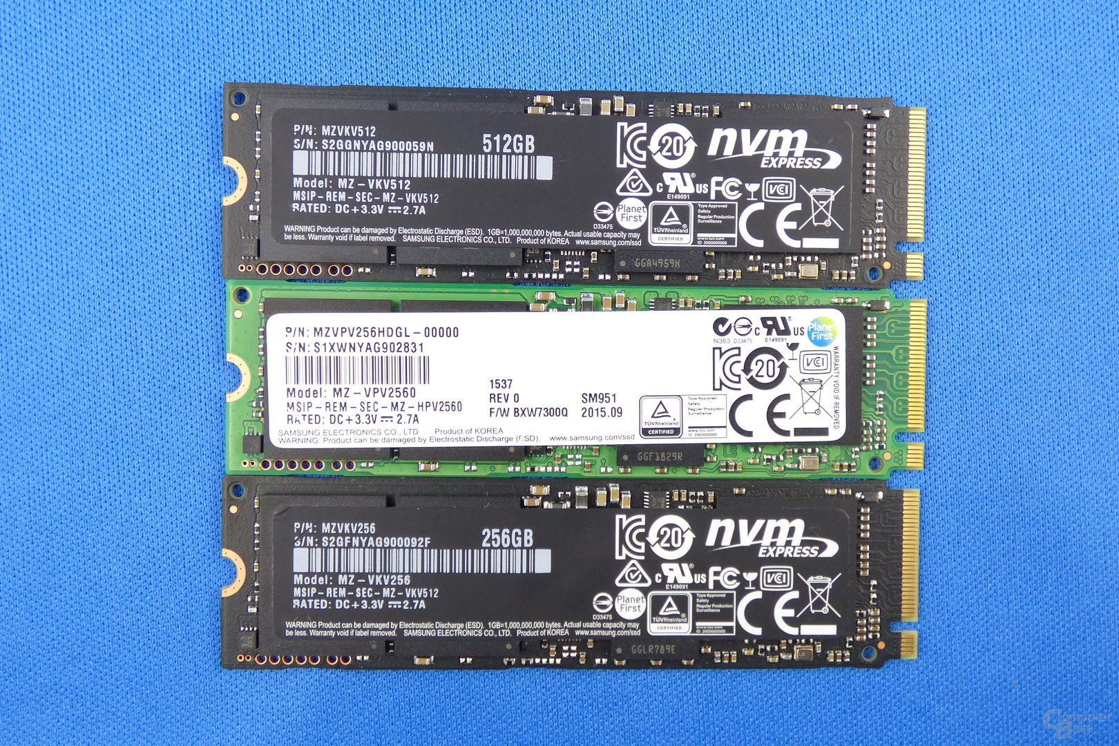 Samsungs NVMe-SSDs 950 Pro und SM951