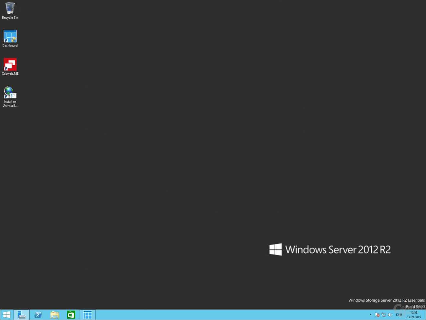 Windows Storage Server 2012 R2 Essentials auf dem Thecus W4000+