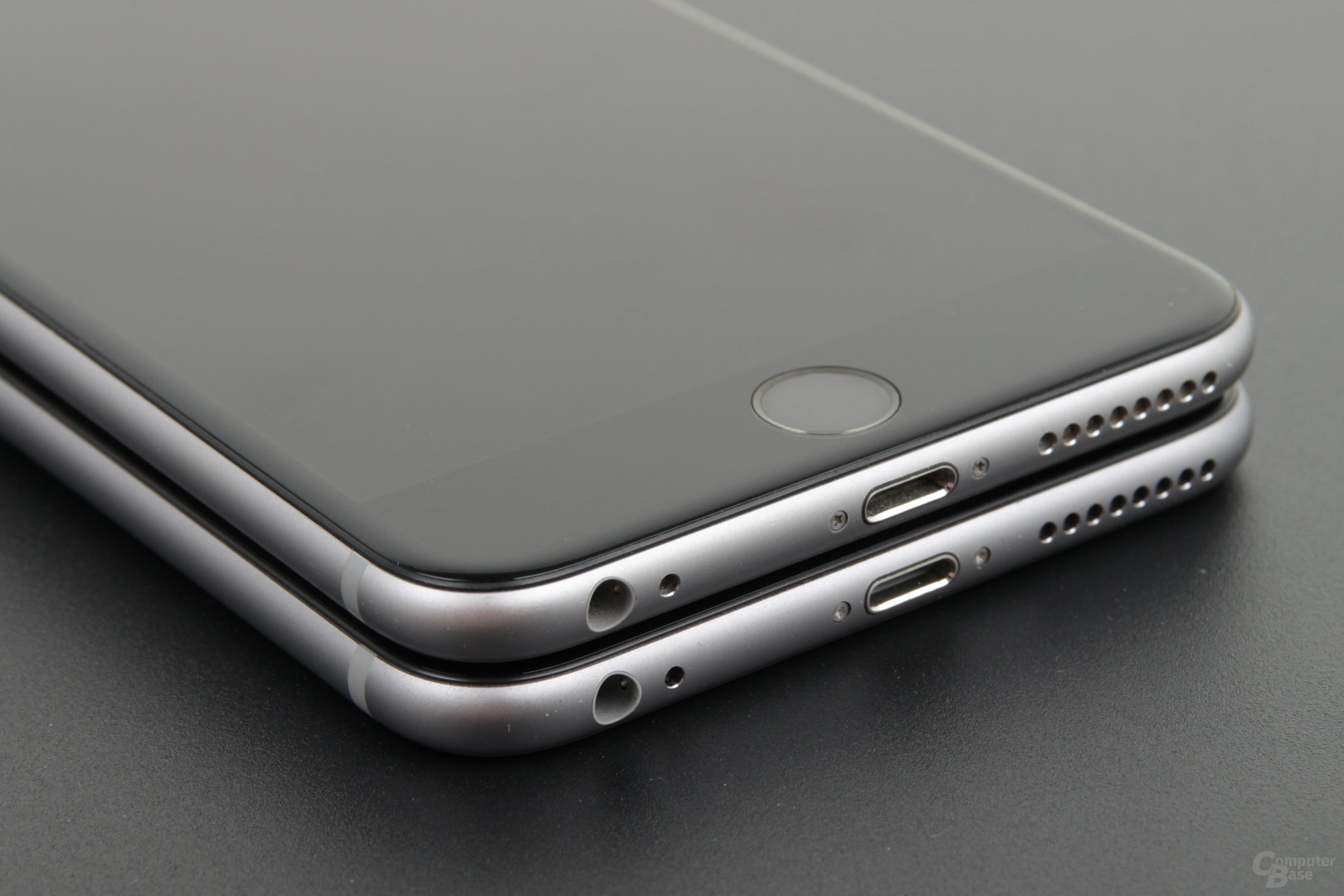 Apple iPhone 6 Plus (oben) und iPhone 6s Plus (unten)