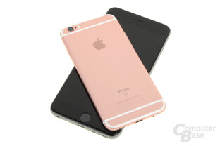 Apple iPhone 6s Roségold auf iPhone 6s Plus