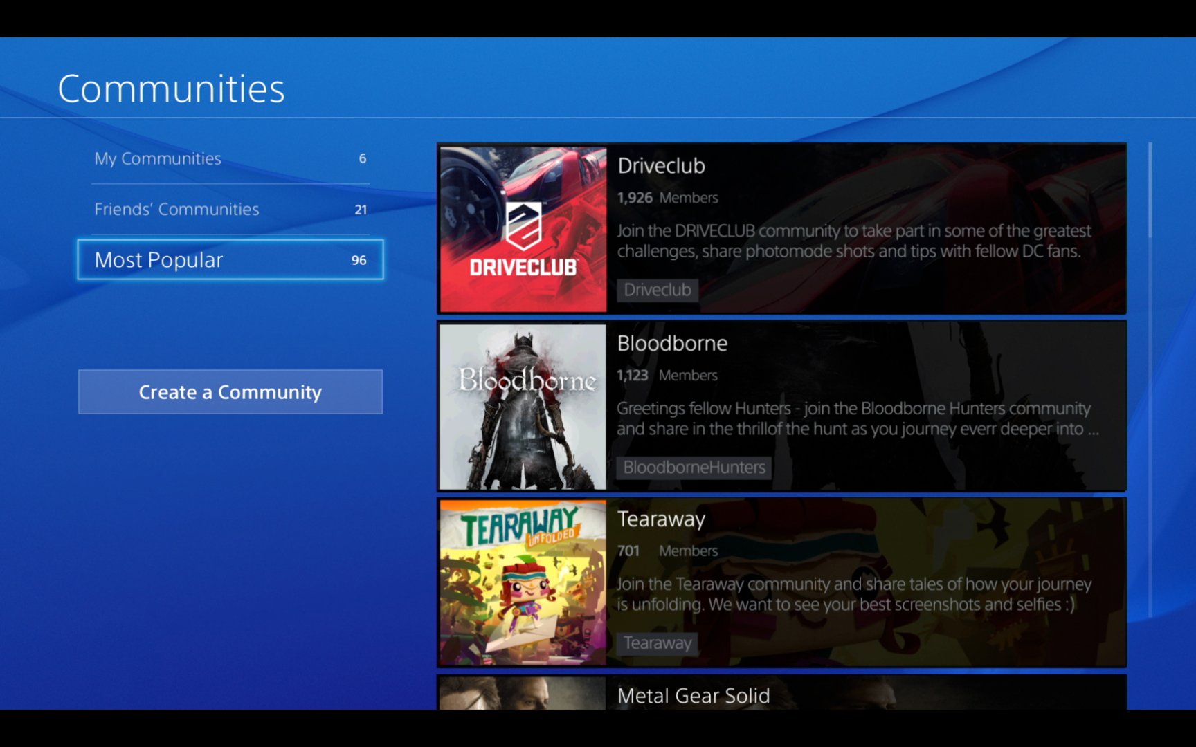 PlayStation 4 Firmware 3.0 – Communitys