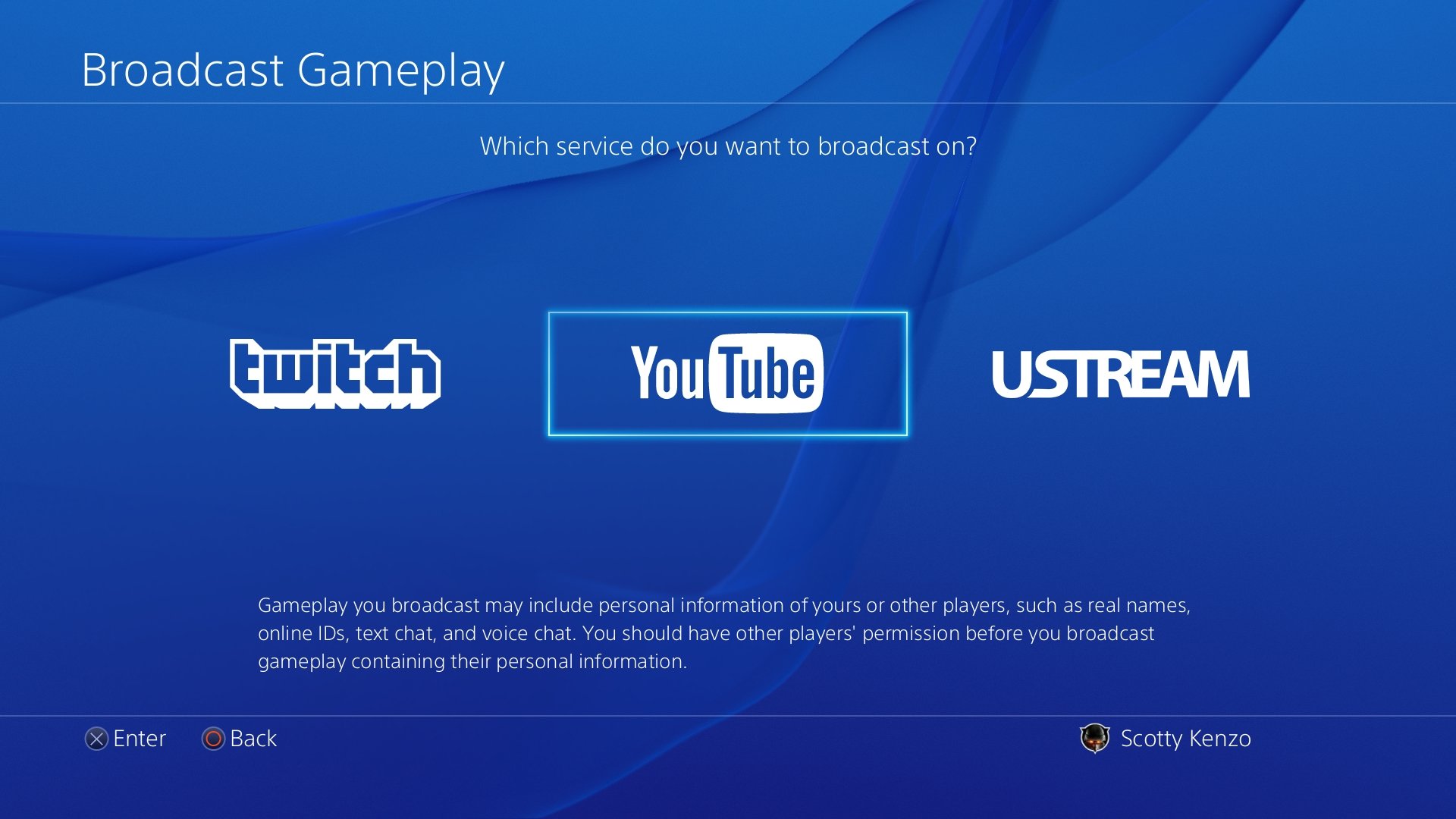 PlayStation 4 Firmware 3.0 – Live Streaming