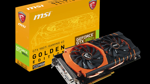 MSI: GeForce GTX 980 Ti als Golden Edition aufgelegt
